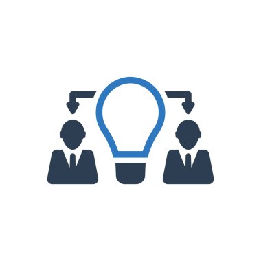 Fikir paylaşım simgesi, yaratıcı takım simgesi