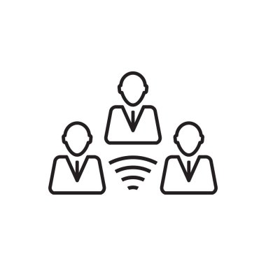iş Ağı Ekibi Wi-Fi sembolü