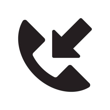 Gelen çağrı simgesi işareti 