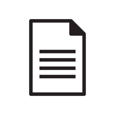 belge simgesi işareti vektörü