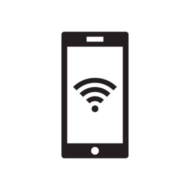 Mobil WIfi Simgesi işaret vektörü