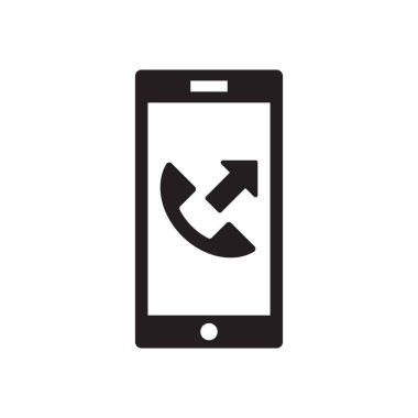 Giden simge işareti vektörü