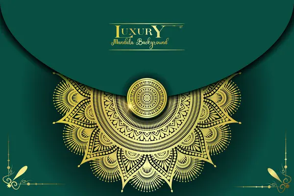 Altın arabesk desenleri, davetiye unsuru, meditasyon posteri, yoga, düğün, kitap kapağı, kapak sayfası, lüks mandala sanat illüstrasyon vektörü