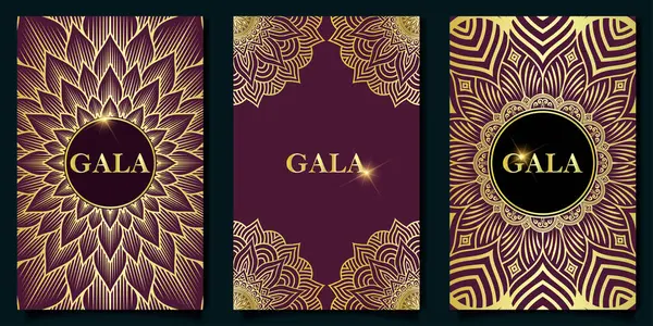 Luxury invitation card design with vector mandala pattern. Vintage ornament template. Can be used for background and wallpaper. Elegant and classic vector elements great for decoration, vector art