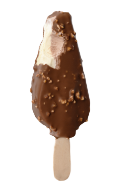 Çubuklu dondurmalı plombir.