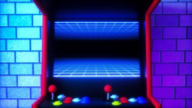 bir atari makinesi (3d biçimlendirme)