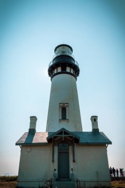 Oregon sahilinde bir deniz feneri..