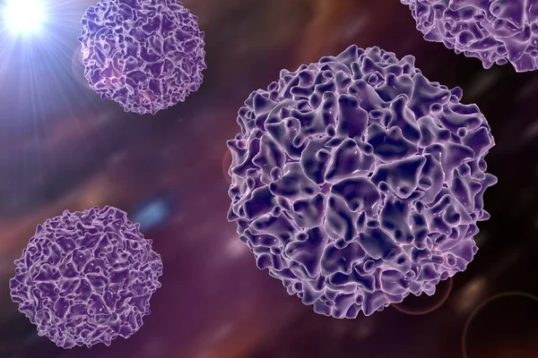 Poliovírus Sobre Fundo Colorido Vírus Transmitido Pela Água Potável Causando — Fotografia de Stock