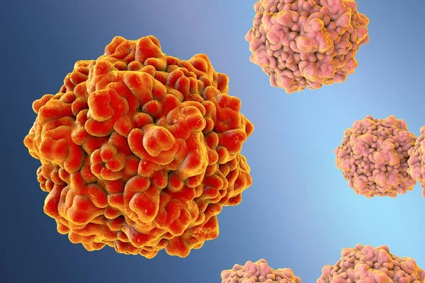 Renkli Arka Planda Parvovirüs B19 Anemiye Neden Olan Bir Virüs — Stok fotoğraf