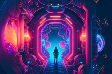 Boyutlar arası yolculuk ve paralel evrenler, resimleme