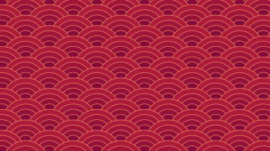 Çin 'in kusursuz düzeni, Çin' in yeni yılı için doğu geçmişi. Vektör illüstrasyonu.