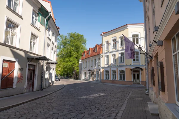 Ein Paar Schöne Gebäude Der Altstadt Von Tallinn — Stockfoto