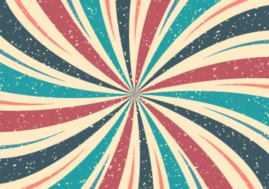 Vintage Retro Style Background With Grunge Texture, Vintage Retro Background