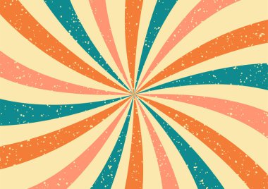 Vintage Retro Style Background With Grunge Texture, Vintage Retro Background