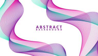Creative abstract gradient waves background, Colorful wavy lines background