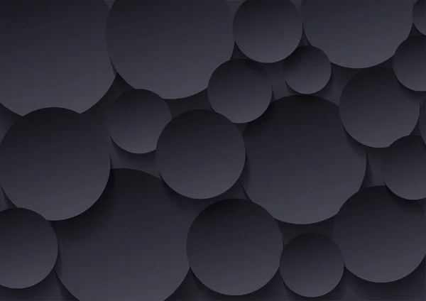 高級幾何学的な暗い形をしたミニマリストの黒のプレミアム抽象的な背景 — ストックベクタ