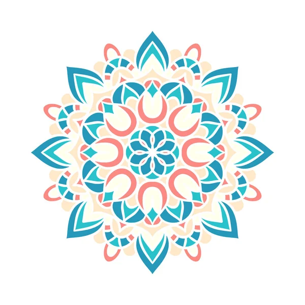 Mandala Ornament Pattern Vorhanden Dekoratives Muster Orientalischen Stil Ethnische Mandala — Stockvektor