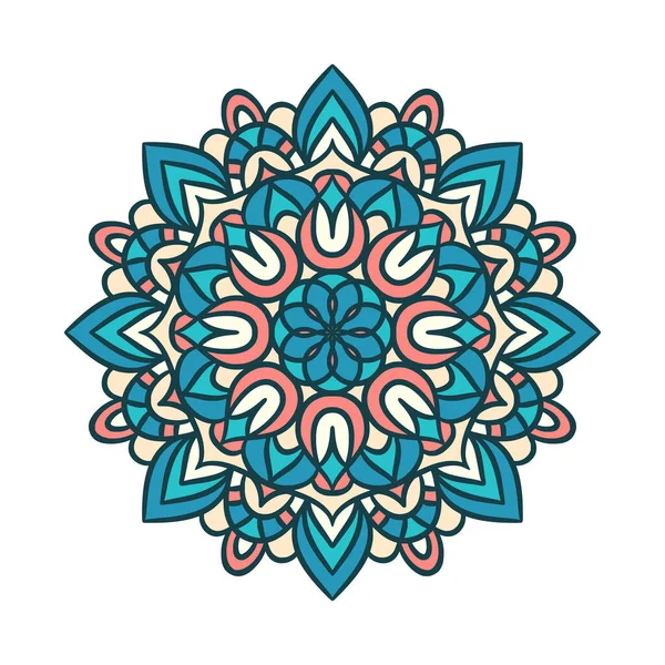Mandala Ornament Pattern Vorhanden Dekoratives Muster Orientalischen Stil Ethnische Mandala — Stockvektor