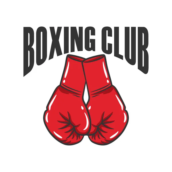 Boxing Logo Emblem Collection Design Template Boxing Club Logo — Stock Vector
