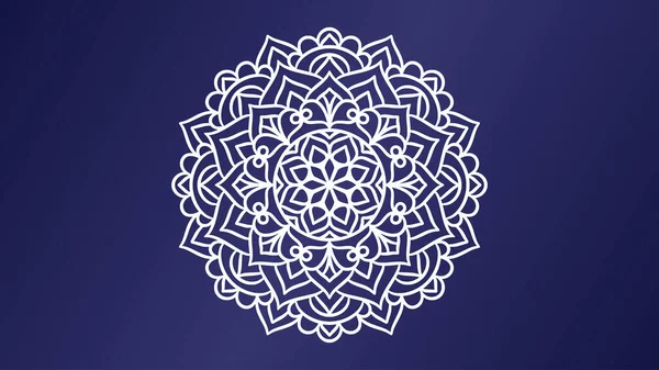 Mandala Ornamento Rotondo Modello Sfondo Mandala Decorativo — Vettoriale Stock