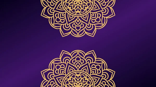 Latar Belakang Ornamen Mandala Mandala Dekoratif - Stok Vektor