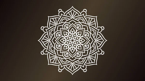 Mandala Kolo Ornament Pozadí Šablony Dekorativní Mandala — Stockový vektor