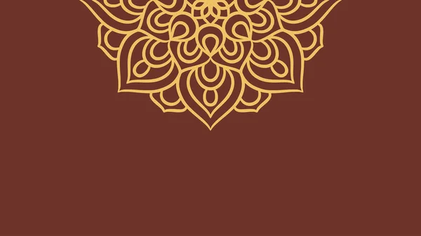 Mandala Plantilla Fondo Ornamento Redondo Mandala Decorativa — Vector de stock
