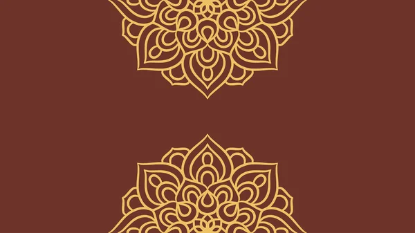 Latar Belakang Ornamen Mandala Mandala Dekoratif - Stok Vektor