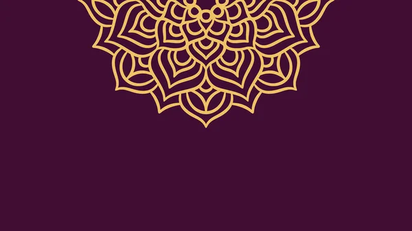 Mandala Kerek Dísz Háttér Sablont Dekoratív Mandala — Stock Vector
