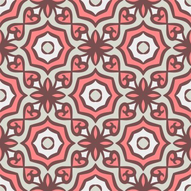 Geometrik dikişsiz model vektör çizimi. Kusursuz vektör arkaplan deseni