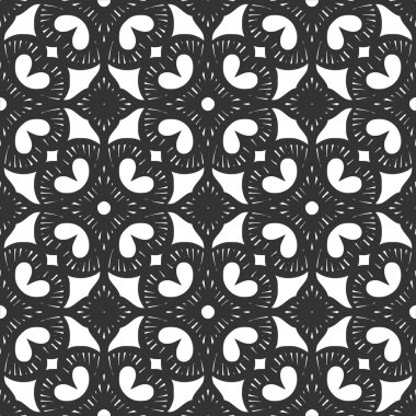 Geometrik dikişsiz model vektör çizimi. Kusursuz vektör arkaplan deseni