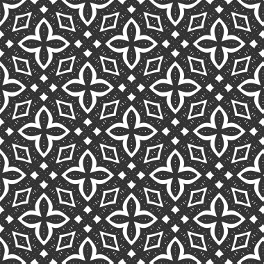 Geometrik dikişsiz model vektör çizimi. Kusursuz vektör arkaplan deseni