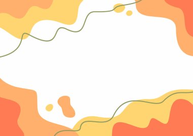 Broşür broşür broşürü afiş tasarımı için soyut arkaplan şekilleri