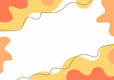 Broşür broşür broşürü afiş tasarımı için soyut arkaplan şekilleri