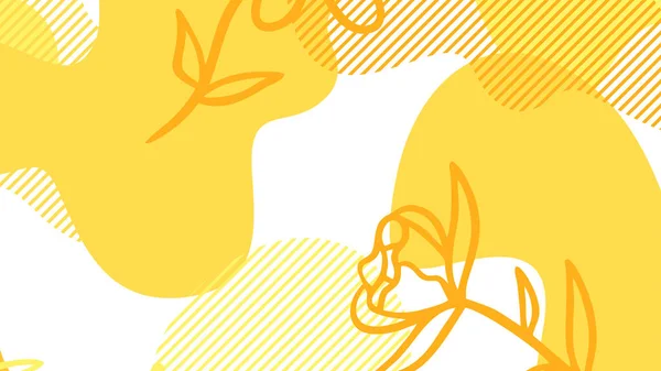 Blanco Amarillo Formas Fluido Dinámico Fondo Abstracto Para Folleto Folleto — Archivo Imágenes Vectoriales