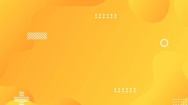 sarı gradyan dinamik akışkan şekiller broşür broşür broşürü afişi tasarımı için soyut arkaplan şekilleri