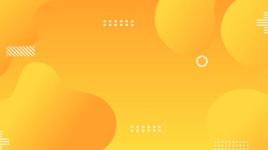 sarı gradyan dinamik akışkan şekiller broşür broşür broşürü afişi tasarımı için soyut arkaplan şekilleri