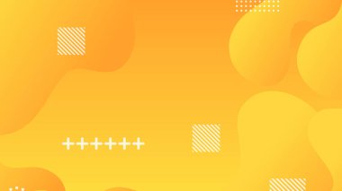 sarı gradyan dinamik akışkan şekiller broşür broşür broşürü afişi tasarımı için soyut arkaplan şekilleri