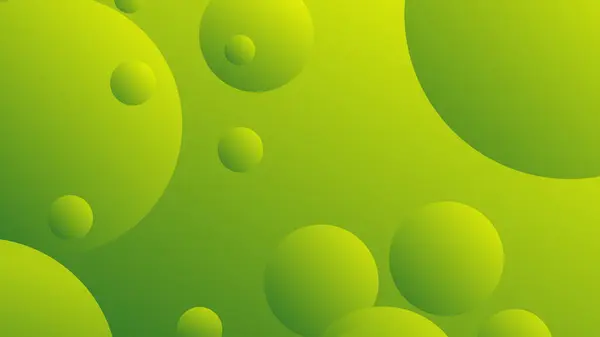 Зеленый Желтый Абстрактные Круги Градиентный Графический Фон Оформления Шаблона Баннера — стоковый вектор