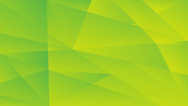 Grüner Und Gelber Farbverlauf Polygon Abstrakter Hintergrund Für Broschüre Flyer — Stockvektor
