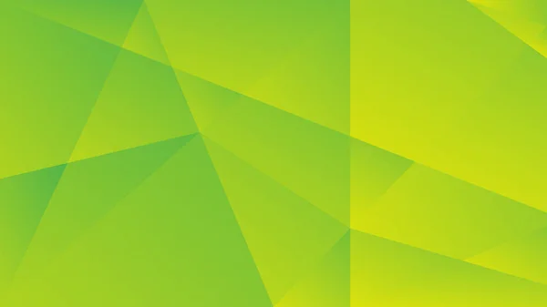 Grüner Und Gelber Farbverlauf Polygon Abstrakter Hintergrund Für Broschüre Flyer — Stockvektor