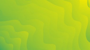 Broşür broşürü afişi tasarımı için parlak yeşil dalga modern lüks dokuma arka planı