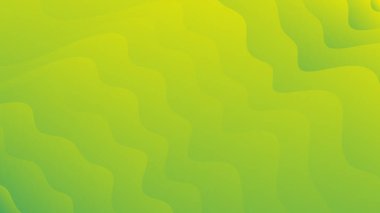 Broşür broşürü afişi tasarımı için parlak yeşil dalga modern lüks dokuma arka planı