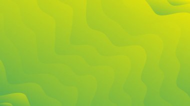 Broşür broşürü afişi tasarımı için parlak yeşil dalga modern lüks dokuma arka planı