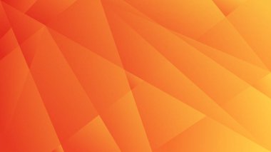 Broşür broşürü afişi tasarımı için kırmızı ve sarı gradyan çokgen soyut arkaplan