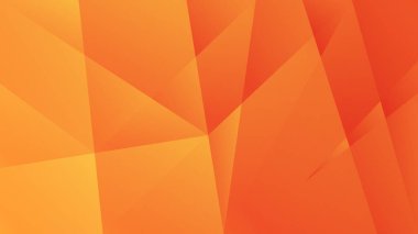 Broşür broşürü afişi tasarımı için kırmızı ve sarı gradyan çokgen soyut arkaplan