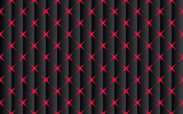 ネオンライト付きの高級幾何学抽象黒背景テクスチャ プレミアムポリゴン背景 — ストックベクタ