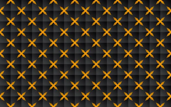 Luxus Geometrischen Abstrakten Schwarzen Hintergrund Textur Mit Neonlicht Hochwertiger Polygonaler — Stockvektor