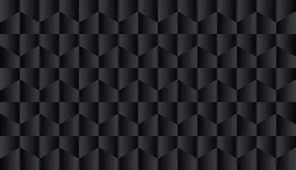 Diseño Abstracto Fondo Geométrico Negro Formas Poligonales — Vector de stock