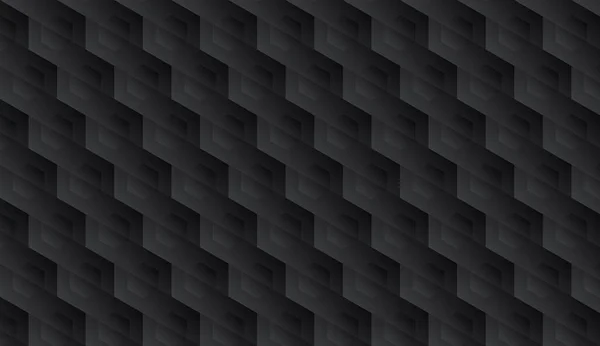 Abstrait Noir Géométrique Fond Motif Conception Formes Polygonales — Image vectorielle